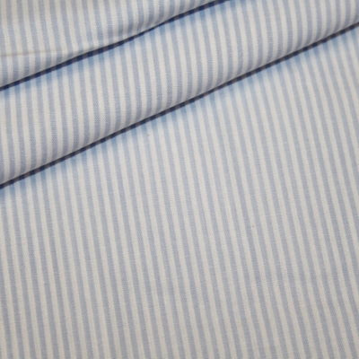 renee-d.de Onlineshop: Baumwoll Stoff Vichy Streifen hellblau klein