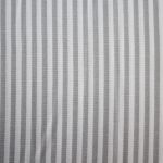 renee-d.de Onlineshop: Baumwollstoff Vichy Streifen Stoff grau mittel