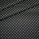 renee-d.de Swafing Baumwollstoff schwarz mit kleinen weißen Punkten
