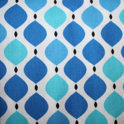 renee-d.de Onlineshop: Camelot Baumwollstoff Muster Ornamente blau