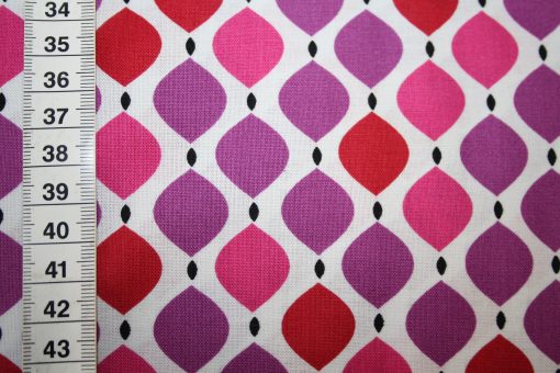 renee-d.de Onlineshop: Camelot Baumwollstoff Muster Ornamente pink