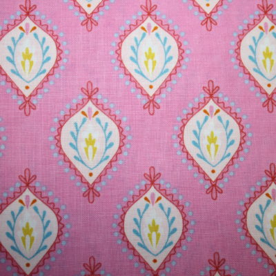 Dena Baumwollstoff rosa Ornamente renee-d.de Onlineshop: Dena Baumwollstoff rosa Ornamente