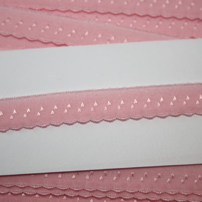 renee-d.de Onlineshop: Elastisches Gummi Schrägband rosa