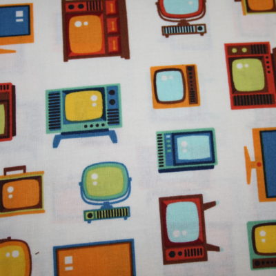 Robert Kaufman Baumwollstoff Fernseher Retro renee-d.de Onlineshop: Robert Kaufman Baumwollstoff Fernseher Retro