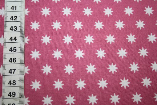 renee-d.de Onlineshop: Gütermann Portofino Baumwollstoff rosa blau beige Blumen