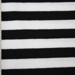 renee-d.de Onlineshop: Jersey Stoff schwarz weiß gestreift