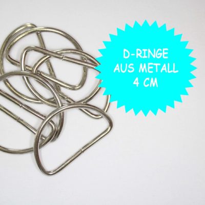 renee-d.de Onlineshop: D Ringe Metall 4 cm