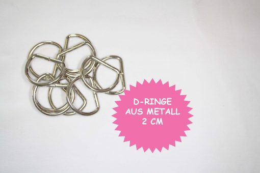 renee-d.de Onlineshop: D Ringe Metall 2 cm