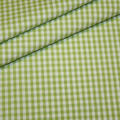 Artikel aus dem renee-d.de Onlineshop: Baumwoll Stoff Vichy Karo in grün mittel