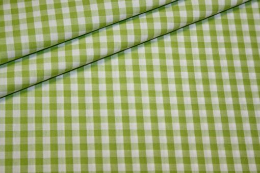 Artikel aus dem renee-d.de Onlineshop: Baumwoll Stoff Vichy Karo in grün groß