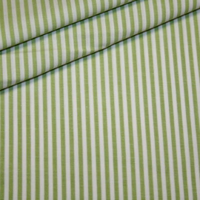 renee-d.de: Baumwoll Stoff Vichy Streifen grün mittel