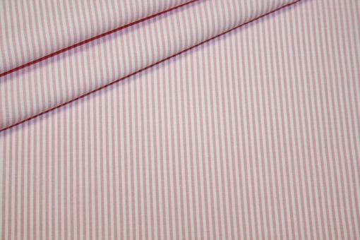 Artikel aus dem renee-d.de Onlineshop: Baumwoll Stoff Vichy Streifen rosa klein