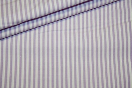 Artikel aus dem renee-d.de Onlineshop: Baumwoll Stoff Vichy Streifen flieder mittel