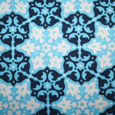 renee-d.de Onlineshop: Amy Butler Baumwollstoff Blau Mosaic