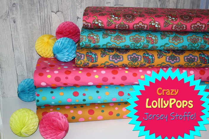 Crazy Lollypops Jersey Stoffe!