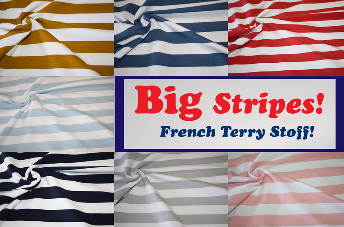 French Terry Big Stripes!