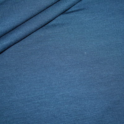 Hilco Dünner Viskose Jersey Stoff jeansblau
