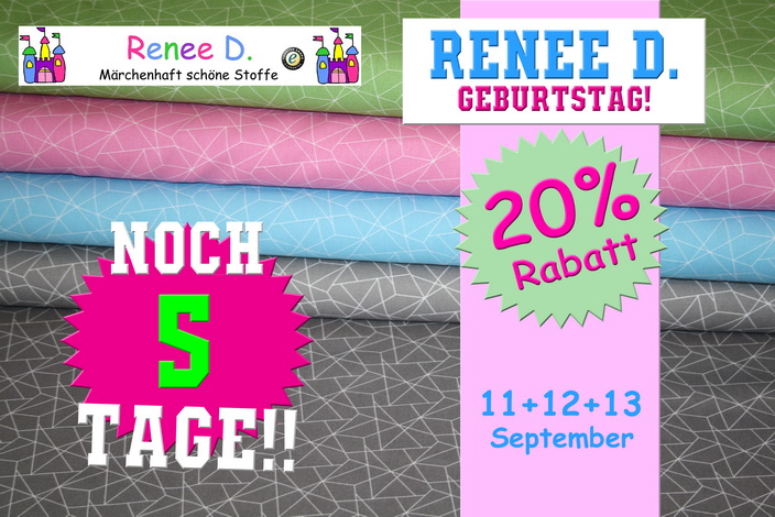 25 Jahre Renee D. Vom 11 bis 13 September!!