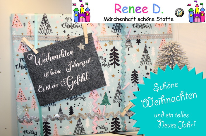 Das Renee D. Team wünscht Schöne Weihnachten!