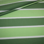 Big Stripes Jersey Stoff Ringel Streifen weiß grün