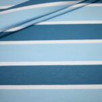 Big Stripes Jersey Stoff Ringel Streifen weiß blau