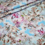 Fotoprint Digitaldruck Jersey Kirschblüten