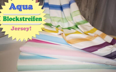 Hilco Jersey Aqua Blockstreifen!
