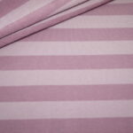 Dünner Sweat French Terry Jersey Stoff Blog Streifen rosa