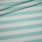 Hilco Jersey Stoff Frühlings Big Stripes Streifen mint