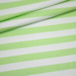 Hilco Jersey Stoff Frühlings Big Stripes Streifen grün