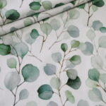 French Terry Jersey Stoff Eukalyptus mint grün