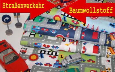 Straßenverkehr Baumwollstoffe!