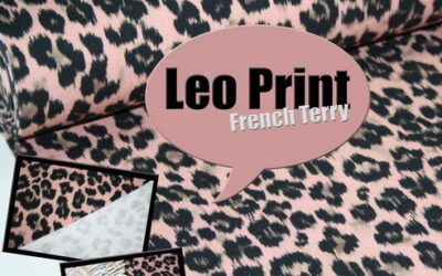 Leo Print auf French Terry!!
