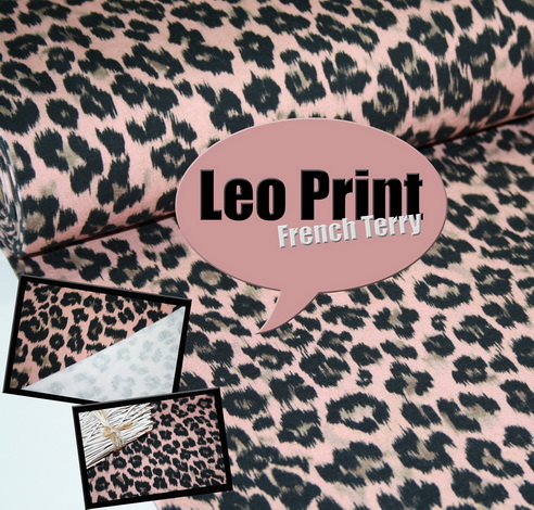 Leo Print auf French Terry!!